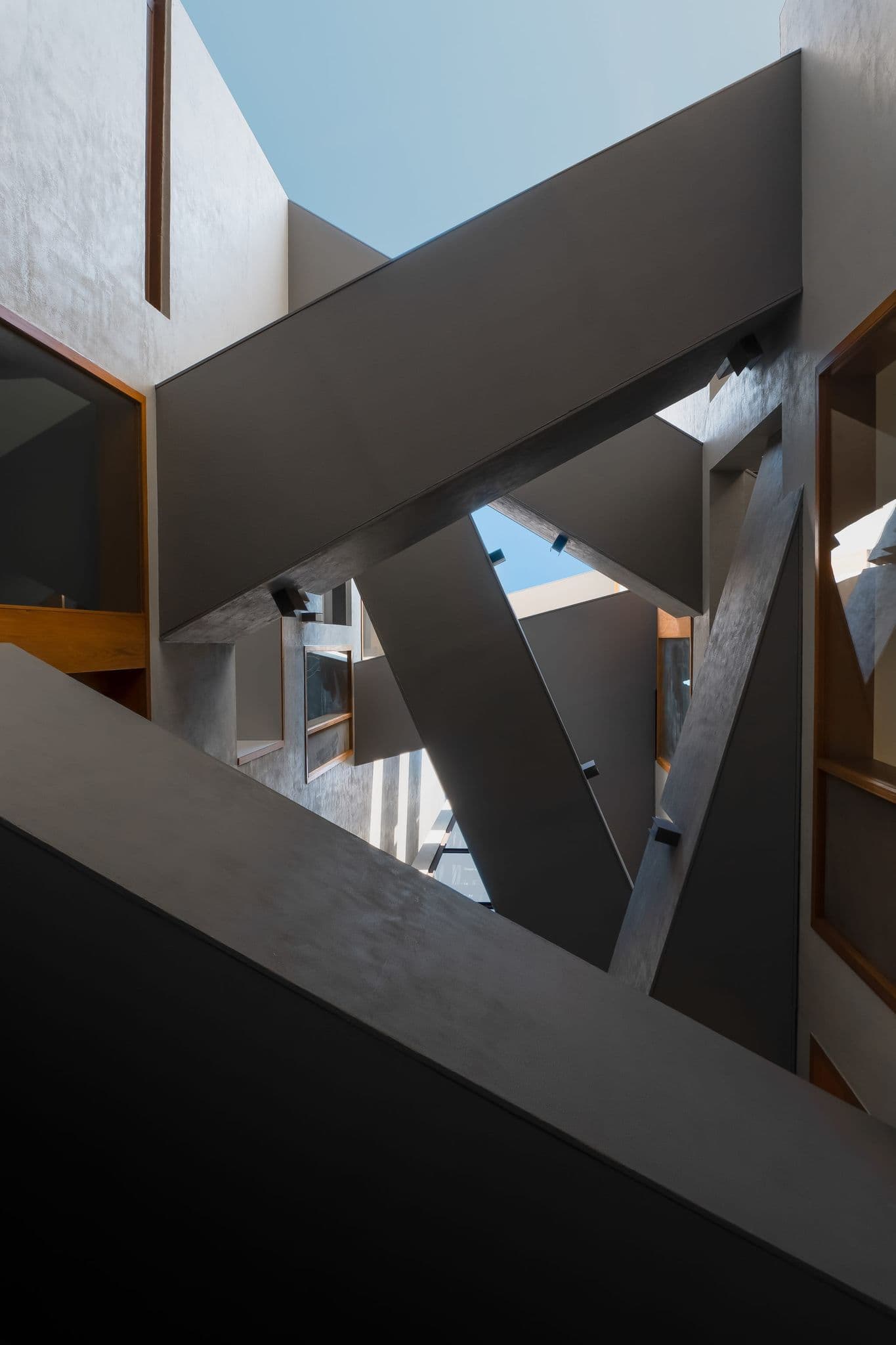 Hira concrete entrance and details